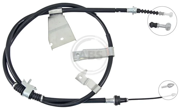 Tažné lanko, parkovací brzda