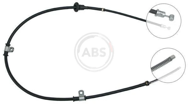 Tažné lanko, parkovací brzda