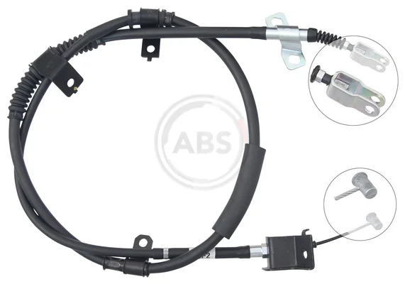 Tažné lanko, parkovací brzda