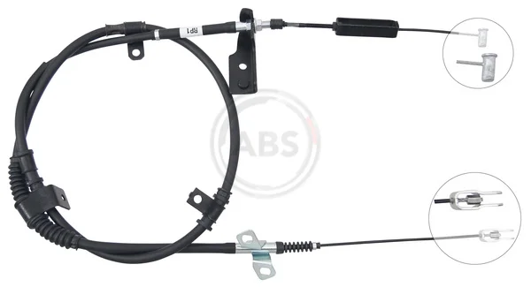 Tažné lanko, parkovací brzda