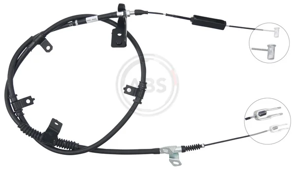 Tažné lanko, parkovací brzda