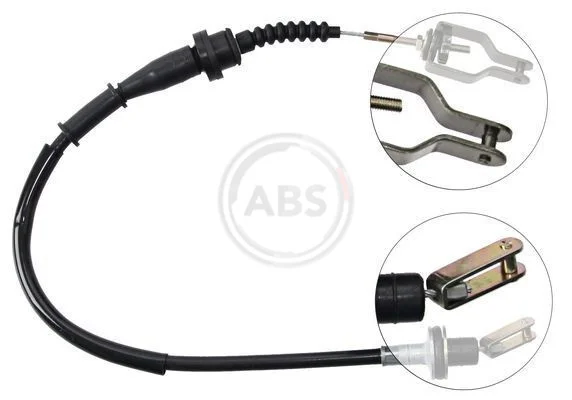 Tažné lanko, ovládání spojky