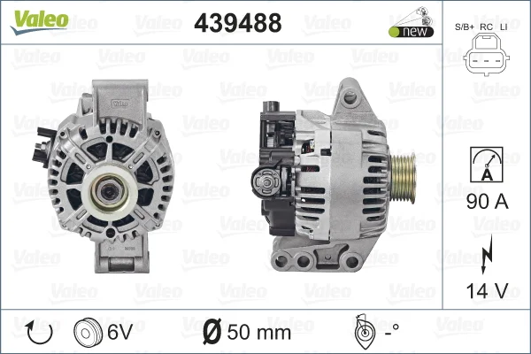 Alternátor VALEO ORIGINS NEW OE TECHNOLOGY