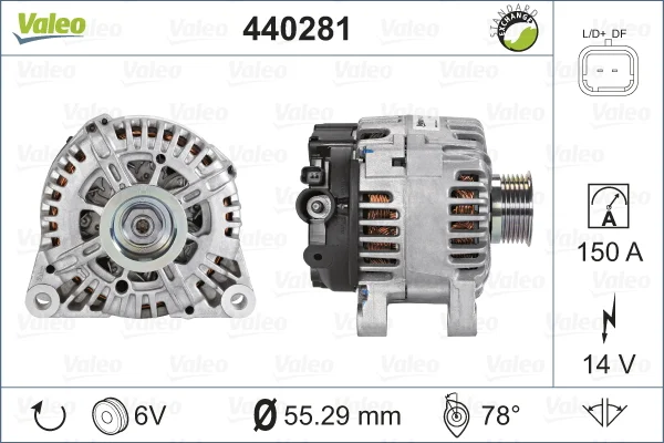 Alternátor VALEO RE-GEN REMANUFACTURED