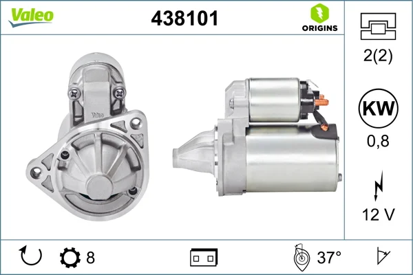 Startér VALEO ORIGINS NEW OE TECHNOLOGY