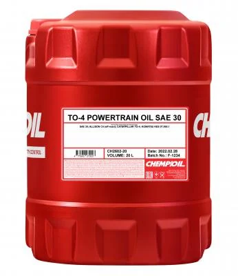 Motorový olej Chempioil TO-4 Powertrain Oil SAE 30