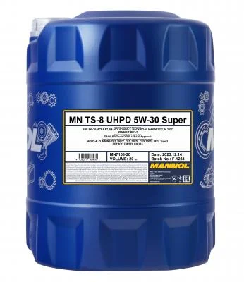 Motorový olej Mannol TS-8 UHPD 5W-30 Super