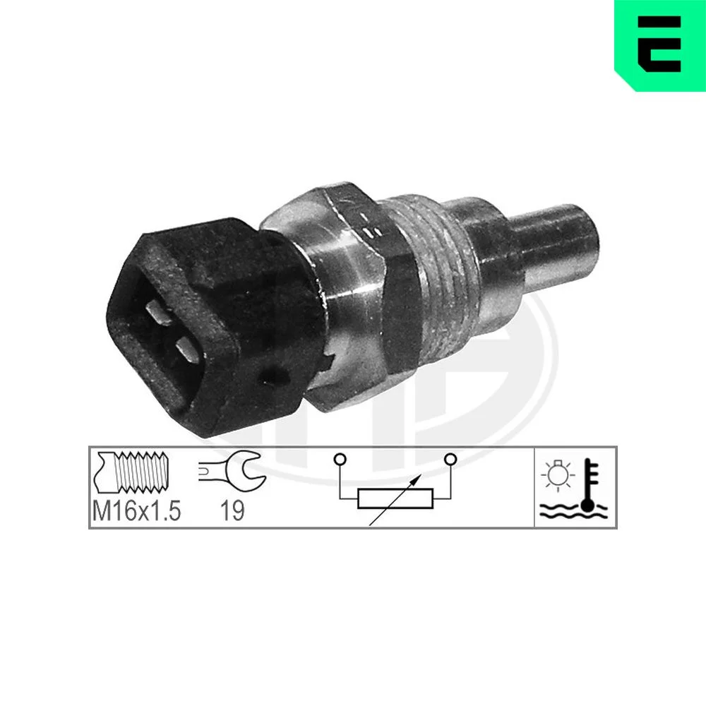 Snímač, teplota chladiva