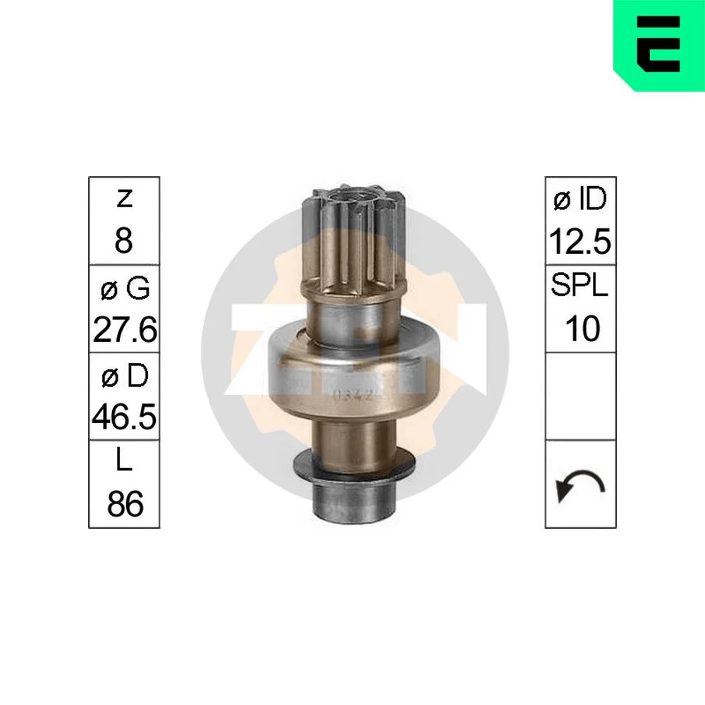 Volnoběžný převod, startér