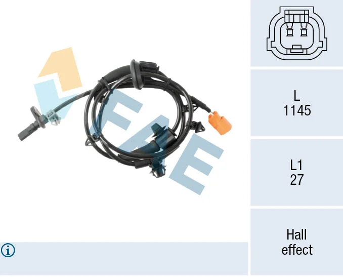 Snímač, počet otáček kol