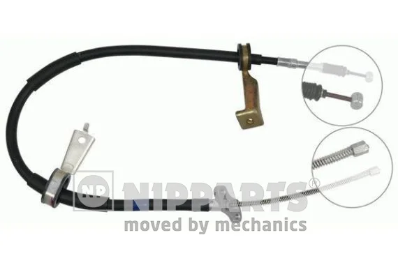 Tažné lanko, parkovací brzda