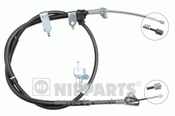 Tažné lanko, parkovací brzda