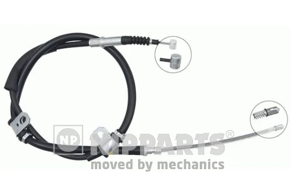 Tažné lanko, parkovací brzda