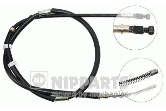 Tažné lanko, parkovací brzda