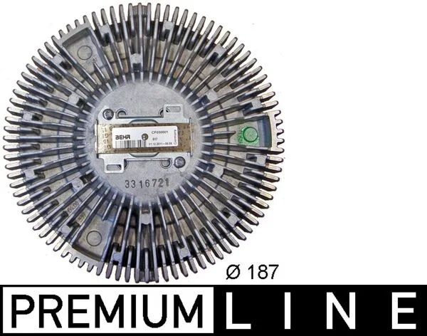 Spojka, větrák chladiče