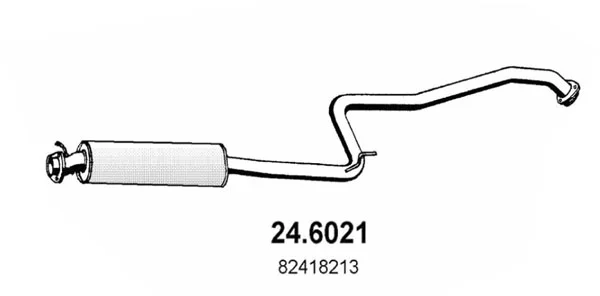 Střední tlumič výfuku