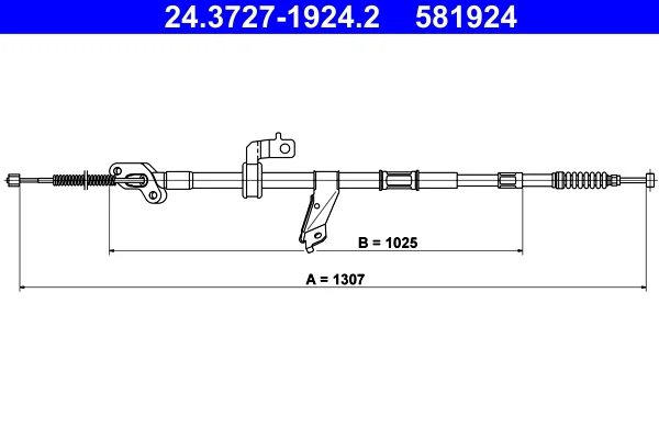 Tažné lanko, parkovací brzda