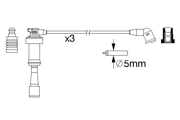 Sada kabelů pro zapalování