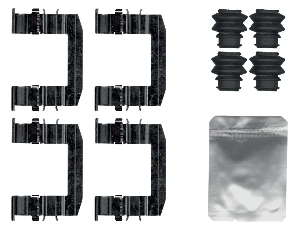 Sada příslušenství, obložení kotoučové brzdy