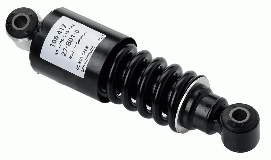 Tlumič, zavěšení kabiny