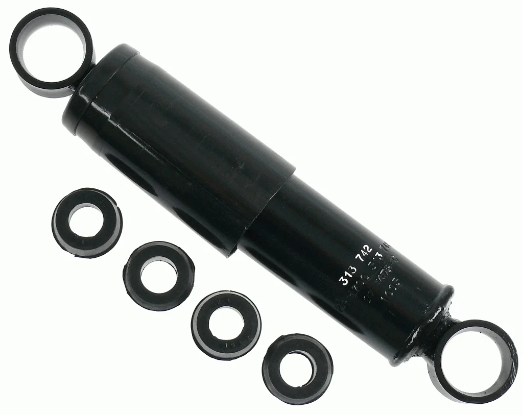 Tlumič, zavěšení kabiny