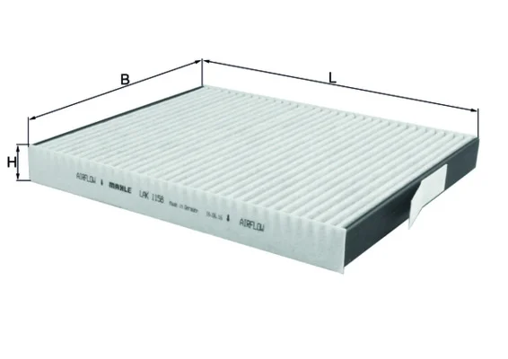 Filtr, vzduch v interiéru