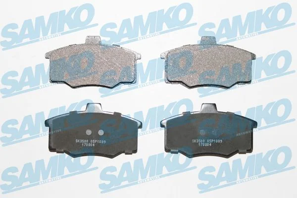 Sada brzdových destiček, kotoučová brzda