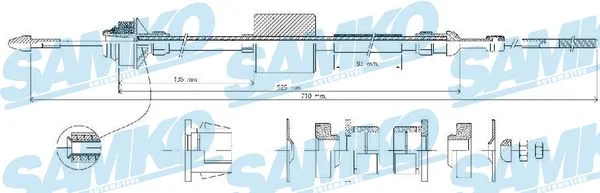 Tažné lanko, ovládání spojky