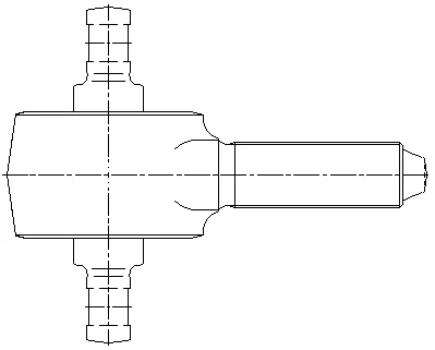 kulový kloub, vzpěra nápravy
