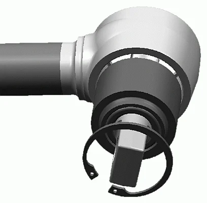 kulový kloub, vzpěra nápravy