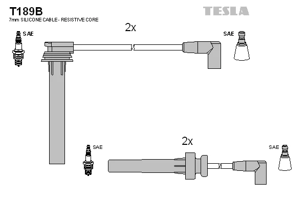 Sada kabelů pro zapalování