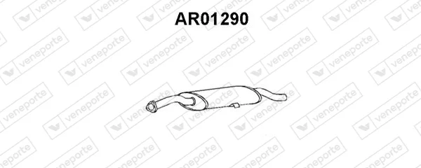 Zadní tlumič výfuku