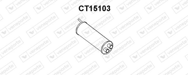 Přední tlumič výfuku