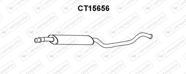 Přední tlumič výfuku