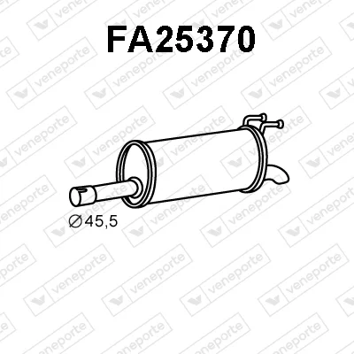 Zadní tlumič výfuku