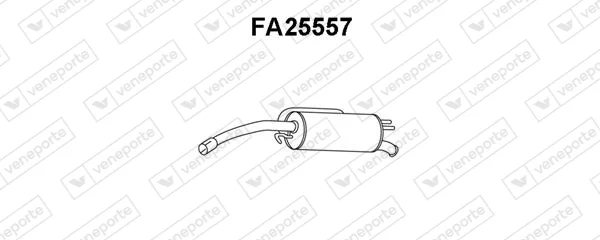 Zadní tlumič výfuku