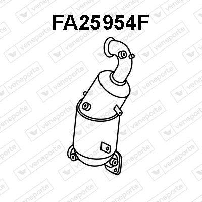 Filtr sazových částic, výfukový systém