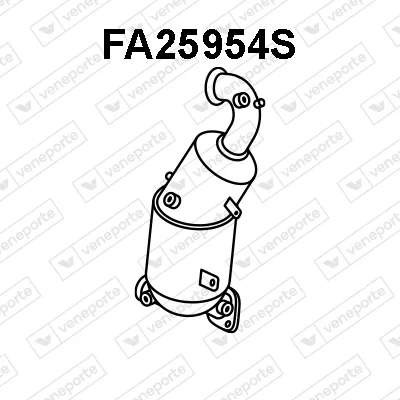 Filtr sazových částic, výfukový systém