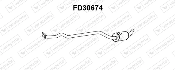 Střední tlumič výfuku