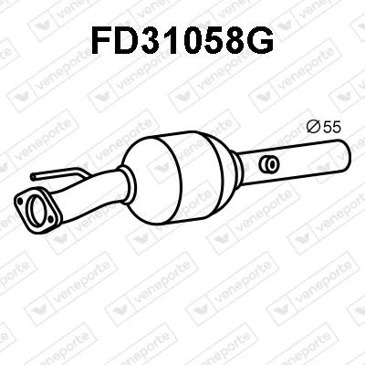 Filtr sazových částic, výfukový systém