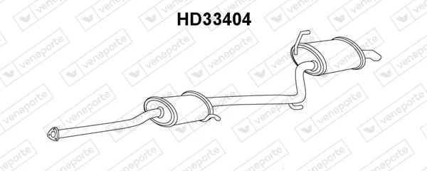 Zadní tlumič výfuku