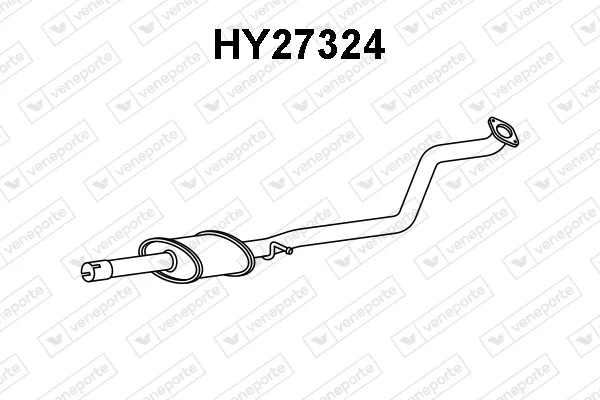 Střední tlumič výfuku