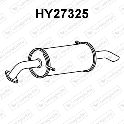 Zadní tlumič výfuku