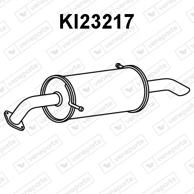 Zadní tlumič výfuku