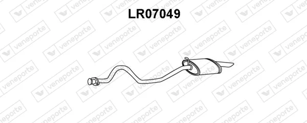 Zadní tlumič výfuku