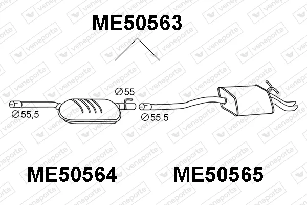 Zadní tlumič výfuku