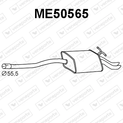 Zadní tlumič výfuku