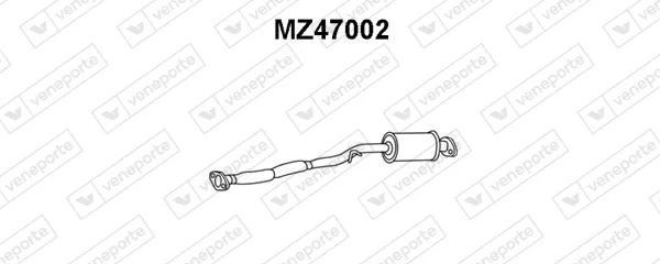 Přední tlumič výfuku