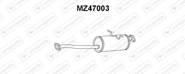 Zadní tlumič výfuku