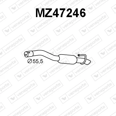 Zadní tlumič výfuku